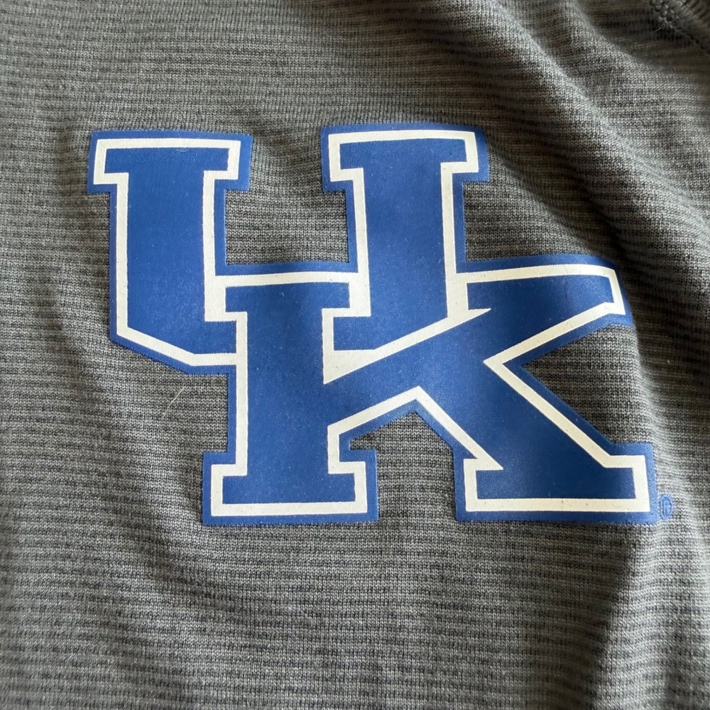 Nike Kentucky Wildcats Dri-FIT Hoodie Mens Large Gray Long Sleeve Training Top
